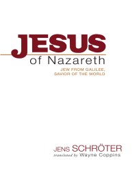 Cover image: Jesus of Nazareth 9781481301992