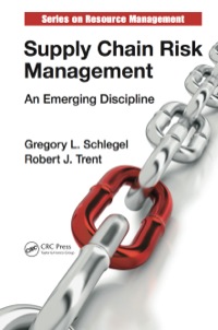 Titelbild: Supply Chain Risk Management 1st edition 9781482205978