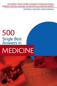 صورة الغلاف: 500 Single Best Answers in Medicine 1st edition 9781444121520