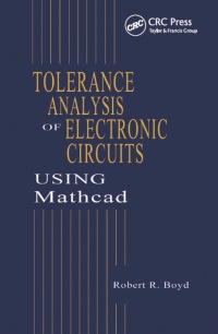 Cover image: Tolerance Analysis of Electronic Circuits Using MATHCAD 1st edition 9780849323393