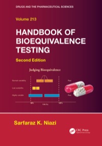 Cover image: Handbook of Bioequivalence Testing 2nd edition 9781482226379