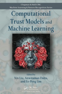 Imagen de portada: Computational Trust Models and Machine Learning 1st edition 9780367739331