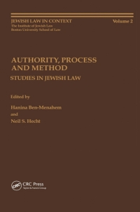 Cover image: Authority, Process and Method 1st edition 9789057025525