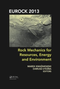 صورة الغلاف: Rock Mechanics for Resources, Energy and Environment 1st edition 9781138000803