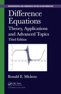 Cover image: Difference Equations 3rd edition 9781138894235