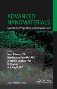 Cover image: Advanced Nanomaterials 1st edition 9781774633090