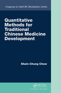 Omslagafbeelding: Quantitative Methods for Traditional Chinese Medicine Development 1st edition 9780367377380