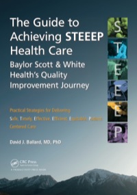 Imagen de portada: The Guide to Achieving STEEEP™ Health Care 1st edition 9781482236811