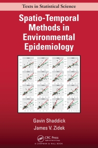 Cover image: Spatio-Temporal Methods in Environmental Epidemiology 1st edition 9780367783464