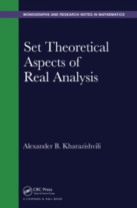 صورة الغلاف: Set Theoretical Aspects of Real Analysis 1st edition 9781482242010