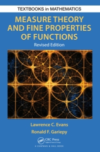 表紙画像: Measure Theory and Fine Properties of Functions, Revised Edition 1st edition 9781482242386