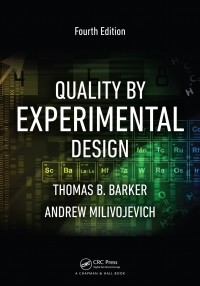 表紙画像: Quality by Experimental Design 4th edition 9781482249668