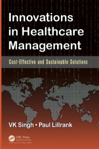 Imagen de portada: Innovations in Healthcare Management 1st edition 9781482252095