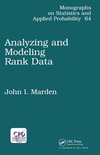 Cover image: Analyzing and Modeling Rank Data 1st edition 9780412995217