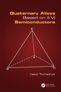Cover image: Quaternary Alloys Based on II - VI Semiconductors 1st edition 9781482252965
