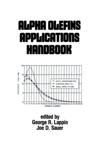 صورة الغلاف: Alpha Olefins Applications Handbook 1st edition 9780824778958