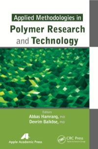 Cover image: Applied Methodologies in Polymer Research and Technology 1st edition 9781774633564