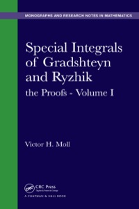 Cover image: Special Integrals of Gradshteyn and Ryzhik 1st edition 9781482256512