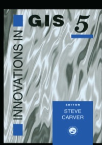 Cover image: Innovations In GIS 5 1st edition 9780748408108