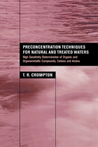 Cover image: Preconcentration Techniques for Natural and Treated Waters 1st edition 9780367446925
