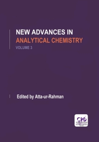 صورة الغلاف: New Advances in Analytical Chemistry, Volume 3 1st edition 9780415272247