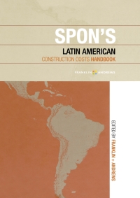 Imagen de portada: Spon's Latin American Construction Costs Handbook 1st edition 9780415234375