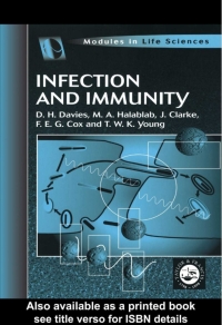 Cover image: Infection and Immunity 1st edition 9780748407880