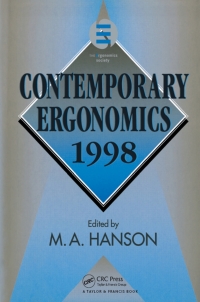 Cover image: Contemporary Ergonomics 1998 1st edition 9781138433090