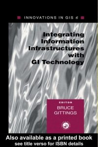 Cover image: Innovations in GIS 6 1st edition 9780748408863
