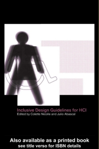Cover image: Inclusive Design Guidelines for HCI 1st edition 9780748409488