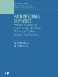 Titelbild: Path Integrals in Physics 1st edition 9780750308021