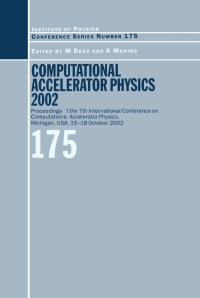 Imagen de portada: Computational Accelerator Physics 2003 1st edition 9780367826369