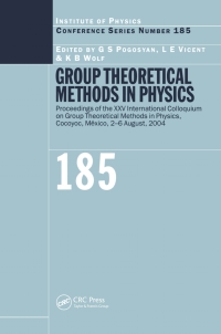 Omslagafbeelding: Group Theoretical Methods in Physics 1st edition 9780750310086