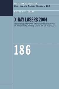 Imagen de portada: X-Ray Lasers 2004 1st edition 9780750310109