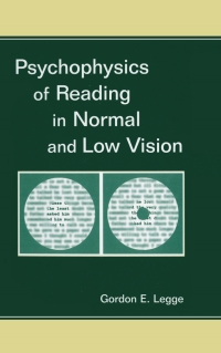Imagen de portada: Psychophysics of Reading in Normal and Low Vision 1st edition 9780367390143