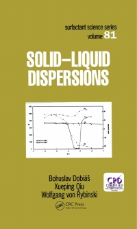 Imagen de portada: Solid - Liquid Dispersions 1st edition 9780824700140