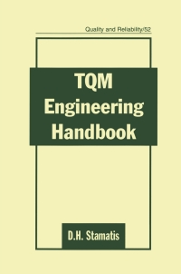 Cover image: TQM Engineering Handbook 1st edition 9780367448202