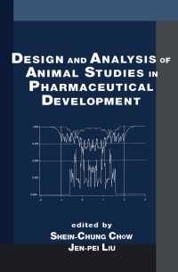 Cover image: Design and Analysis of Animal Studies in Pharmaceutical Development 1st edition 9781498782975