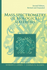 Cover image: Mass Spectrometry of Biological Materials 2nd edition 9780367400583