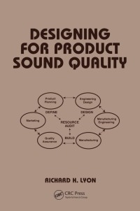 Cover image: Designing for Product Sound Quality 1st edition 9780367398545