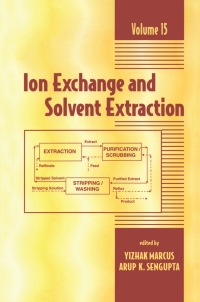 Immagine di copertina: Ion Exchange and Solvent Extraction 1st edition 9780824706012