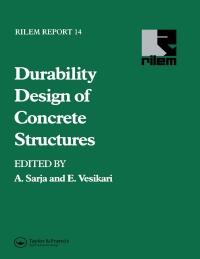 Imagen de portada: Durability Design of Concrete Structures 1st edition 9780419214106