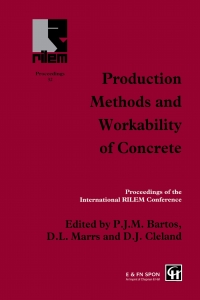 Imagen de portada: Production Methods and Workability of Concrete 1st edition 9780367448493