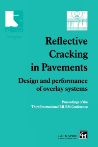 Imagen de portada: Reflective Cracking in Pavements 1st edition 9780419222606
