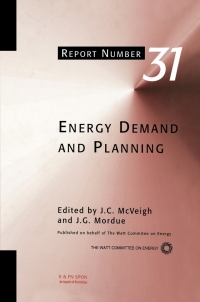 Titelbild: Energy Demand and Planning 1st edition 9780419224709