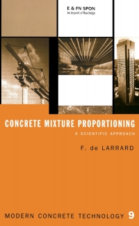 Imagen de portada: Concrete Mixture Proportioning 1st edition 9780419235002