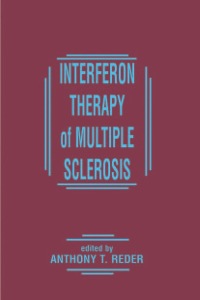 Cover image: Interferon Therapy of Multiple Sclerosis 1st edition 9780824797645