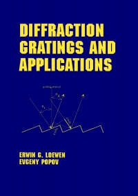 Cover image: Diffraction Gratings and Applications 1st edition 9780824799236