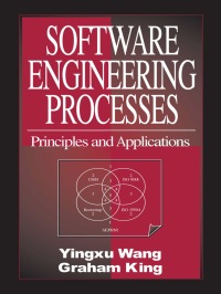 Cover image: Software Engineering Processes 1st edition 9780849323669