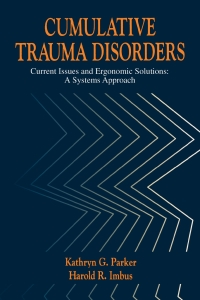 Imagen de portada: Cumulative Trauma Disorders 1st edition 9780367450267